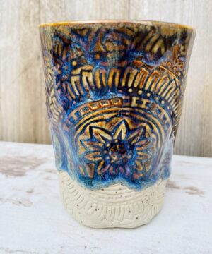 Becher handgemacht Mandala
