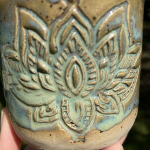 Töpferware handgemacht türkis Keramik Tasse Becher handgemacht getöpfertgetöpferte tasse, türkis, keramik, handgemacht, regional, nachhaltig