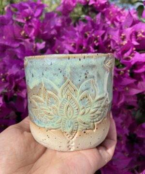 Dresden Ostern Messe Dresdner Ostern Tasse getöpfert türkis Töpferware handgemacht türkis Keramik Tasse Becher handgemacht getöpfert