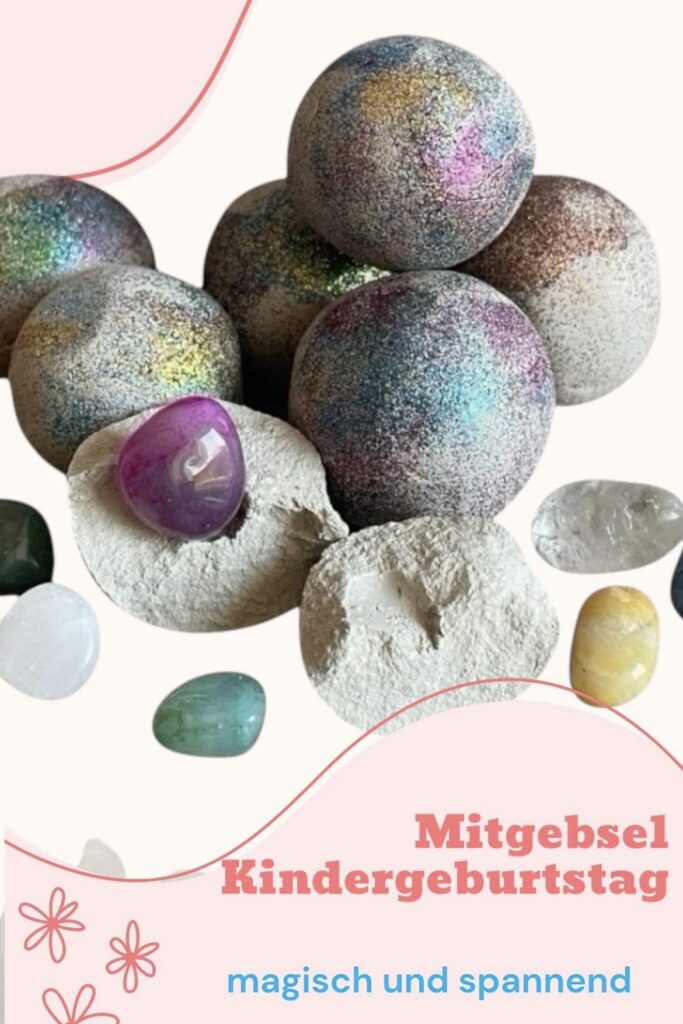 Kindergeburtstag Mitgebsel nachhaltig Edelstein
