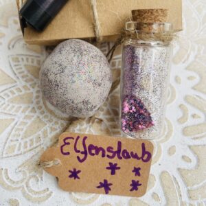 Geschenk zur Einschulung für Mädchen Glitzer Fee Schule 1. Schultag Zuckertüte Schulanfang Mädchen