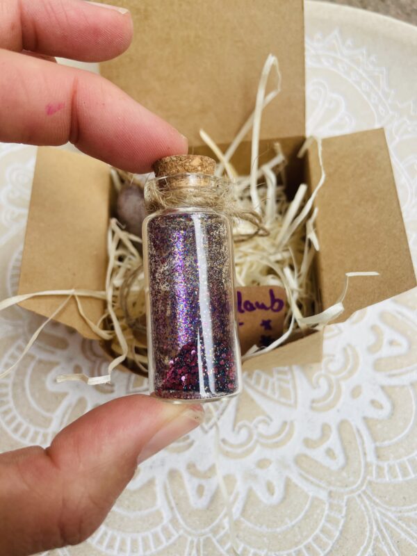 Geschenk zur Einschulung für Mädchen Glitzer Fee Schule 1. Schultag Zuckertüte Schulanfang Mädchen