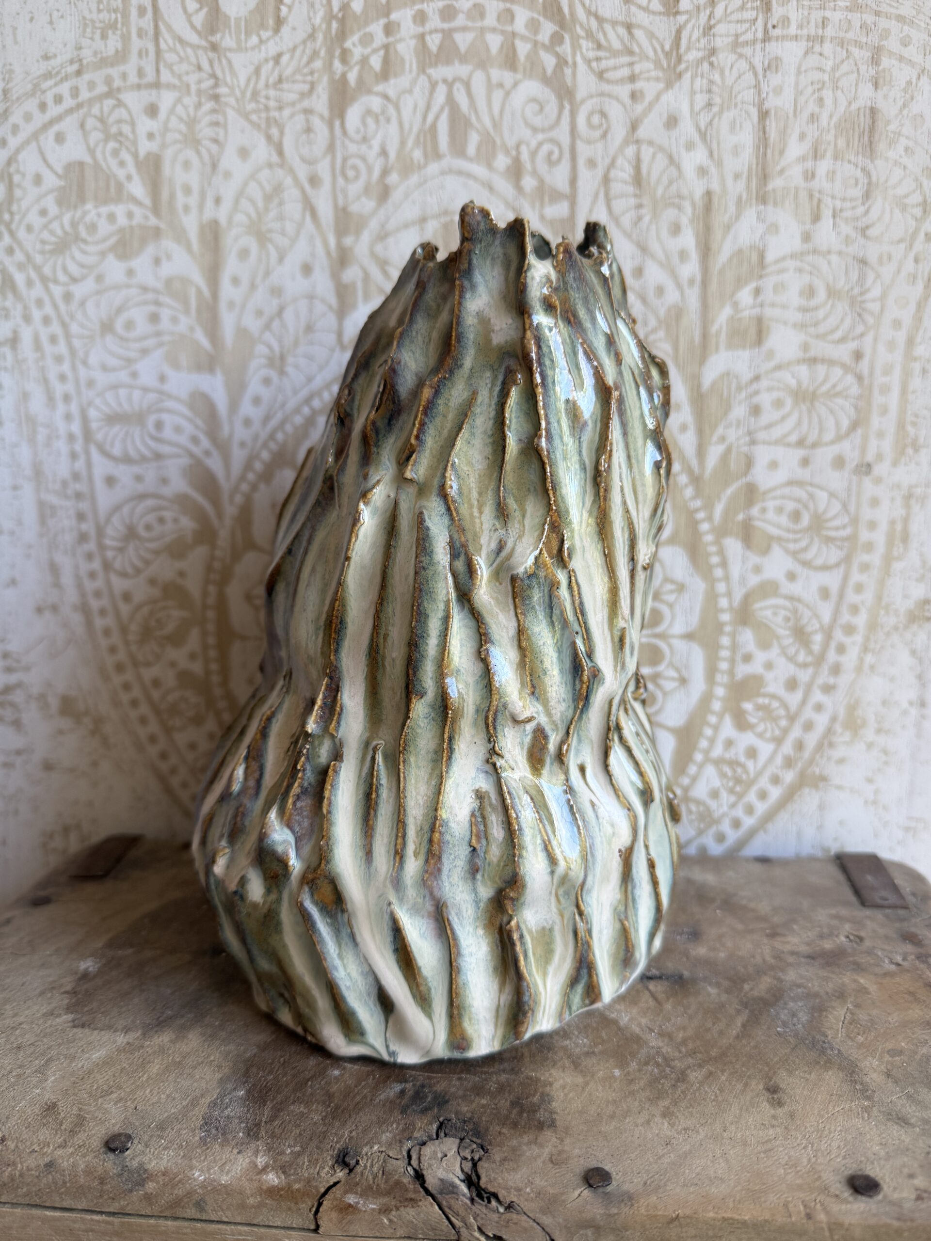 Exklusive Keramik Vase Designer Vase Luxus Wohnzimmer Deko exklusive Keramik Einzelstück