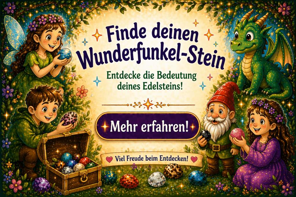 Finde deinen Wunderfunkel Stein