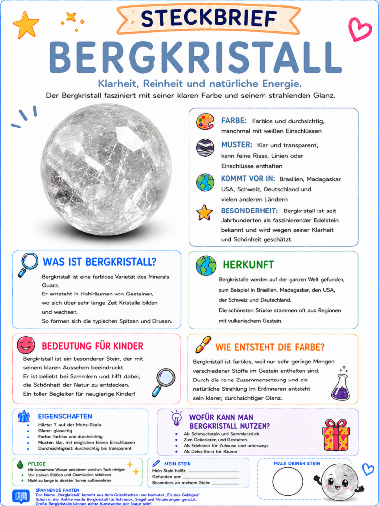 Bergkristall Schatzsuche Kinder Wunderfunkel Kindergeburtstag