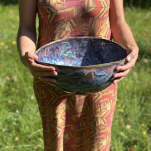 Schale Keramik groß XXL 30cm Obstschale Salatschüssel