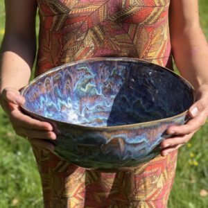 Schale Keramik groß XXL 30cm Obstschale Salatschüssel