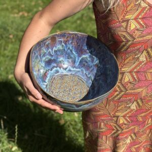 Schale Keramik groß XXL 30cm Obstschale Salatschüssel