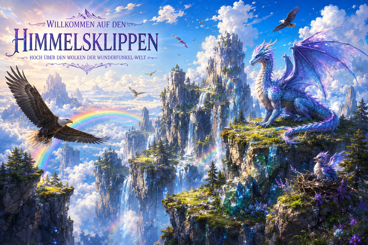 Himmelsklippen Himmelsdrache Aeron basteln Wunderfunkel Welt basteln mini abenteuer mit Kindern Wunderfunkel ausmalbild