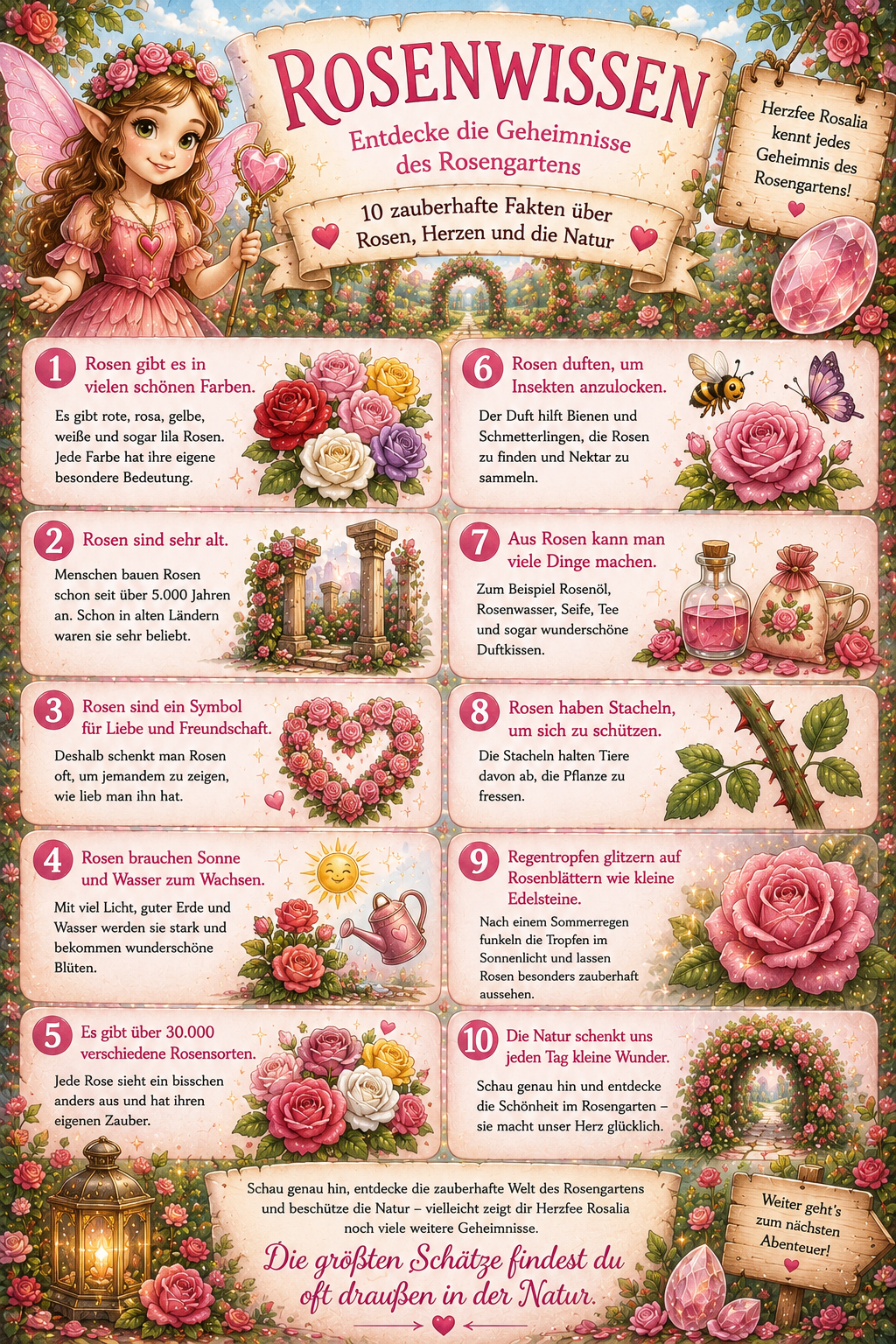 Rosen Wissen 10 Fakten Wunderfunkel Welt