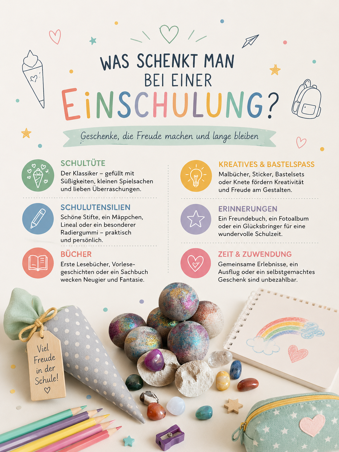 Was schenkt man bei einer Einschulung?