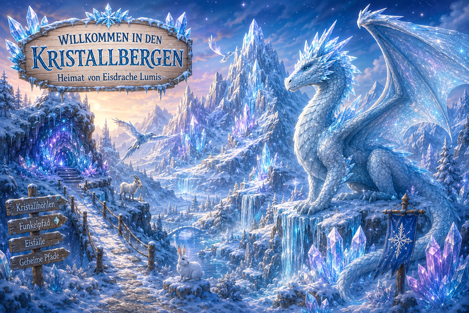 Eisdrache Lumis Wunderfunkel Welt