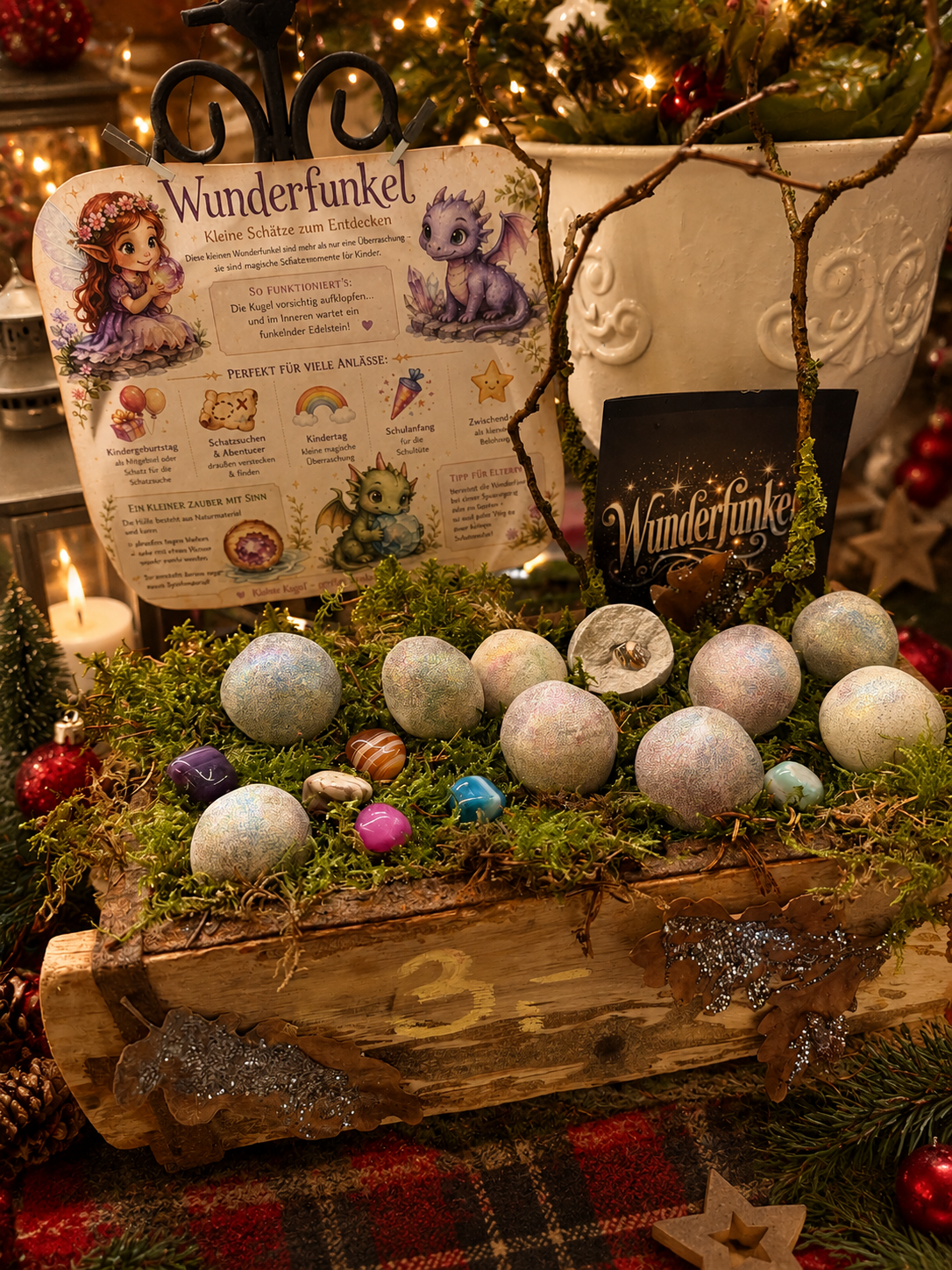 Adventskalender Füllung für Kinder Wunderfunkel Mädchen Jungen