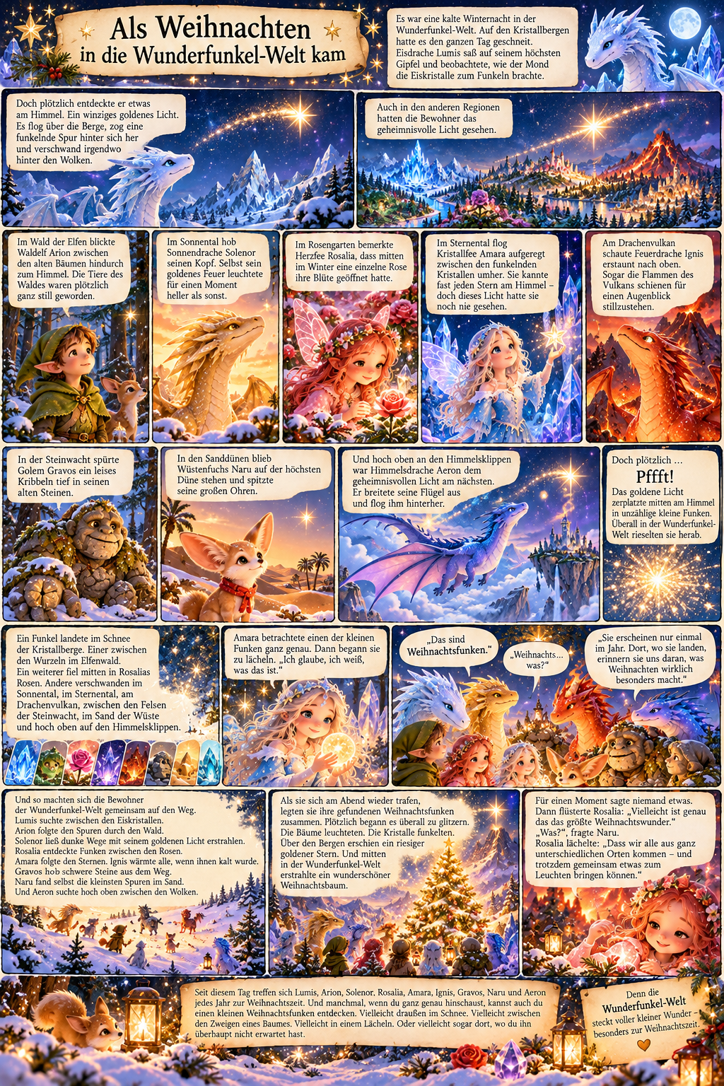 weihnachtswelt comic wunderfunkel